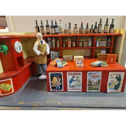 Gin flaske i tr (vintage)