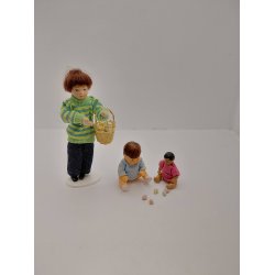 3 farvet p�ske �g (h�ndlavet)