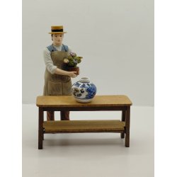 Vase i porcel�n (brugt)