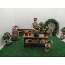 Vase i porcel�n (brugt)