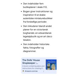 Dolls' house shopkeepers. Bog p� engelsk (ny)