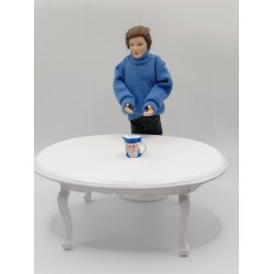 Krus/kande i metal (nyt) 1:12