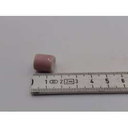 1 stk Rosa krus i porcel�n (brugt) 1:12