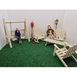 Have gynge sofa i tr (brugt/som ny)