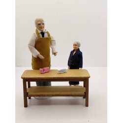 Tape dispenser i metal (ny) 1:12