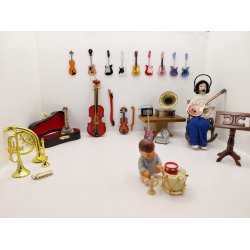 1 stk flad guitar (ny) 1:16/1:18