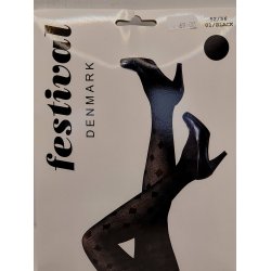 Festival str�mper med m�nster (nye) str 46/50 + 52/56