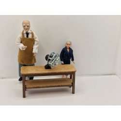 Bord ventilator i metal (brugt/som ny)