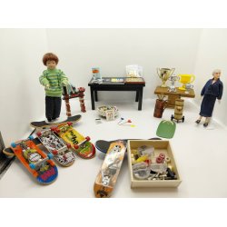 Diverse reservedele til finger skateboard (brugt)