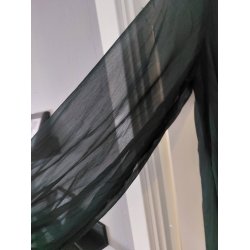 M�rk gr�n kjole (brugt) Str XXL 