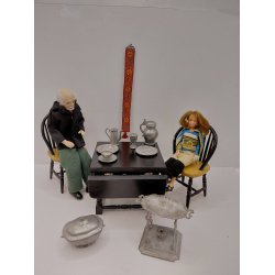 Kaffekande i tin (antik)