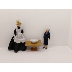 Sk�l/servantefad i porcel�n (vintage)