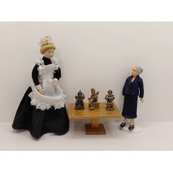 Hinduiske gudinde Saraswati i metal (vintage)