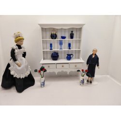 Glas eller lille vase i rigtig glas (brugt/som ny)