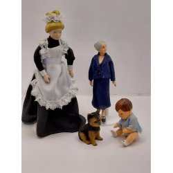 Yorkshire terrier hund i resin (ny)