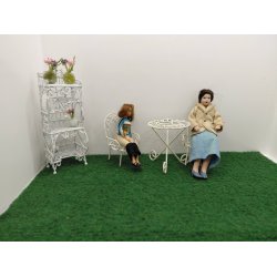 Bord i metal (vintage)