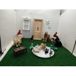 Chihuahua p� pude i plastik (brugt)