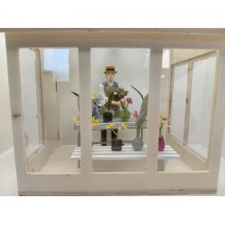 Blomster i vase (brugt)