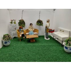 Vask/udek�kken vask i porcel�n med st�l ben (brugt/som ny)