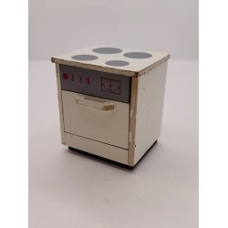 Komfur i tr� fra 1960'erne (vintage med patina)