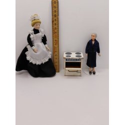 Komfur i tr� (vintage med patina) 1:16/18