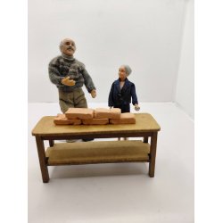 5 stk Terrakotta sten (nye)