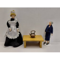 Kedel med stativ, i metal (nyt)