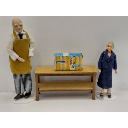  Lady fingers kikse �ske i kraftig karton. Tysk (vintage)