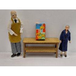 Kikse (stor) �ske i kraftig karton. Tysk (vintage)