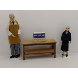 lommet�rkl�de stor �ske i kraftig karton. Tysk (vintage)