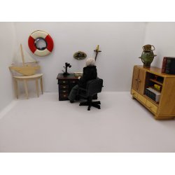 Toledo miniature sabel/sv�r i metal (brugt)