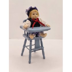 Dukke barn 1:12 (brugt/som ny) 8 cm