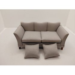 Sofa inkl 2 pude. 1:12 (brugt/som ny)