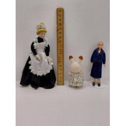 Sylvanian kanin med kjole (brugt)