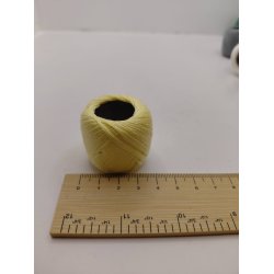 1 rulle garn. 100% merceriseret. (nyt) 20 meter, 5 gram (ikke miniature)