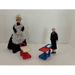 Serverings vogn i plastik (brugt)