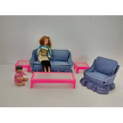 Lavt sofa bord i plastik (brugt)