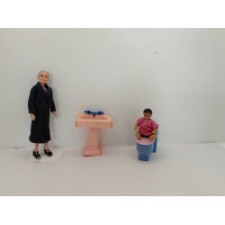 Meget lille toilet i plastik (brugt)