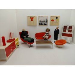 L�nestol. Arne Jacobsen/Brio �gget, fra 1960'erne. 1:16/1:10 (vintage)