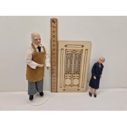 Umalet dr med karm (ny) (nr 7177)