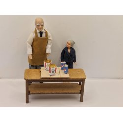 Bakke med KFC mad og Pepsi cola (hndlavet)