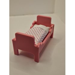 Lundby barneseng inkl sengetj (brugt)