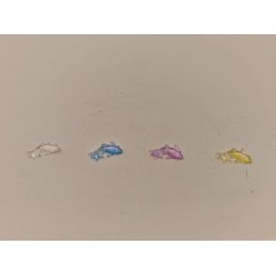 Meget lille fisk i plastik (ny)