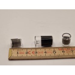 Kande og 2 glas i plastik (nyt)