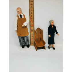 Stol til dukkerhuse 1:16 (brugt)