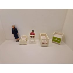 Vugge inkl sengetj (brugt)