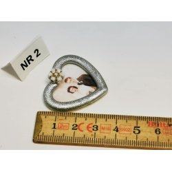 Brudebillede med slv rammer (hndlavet)