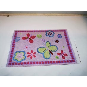 Tppe med sommerfugle (nyt) 13,5 x 10 cm