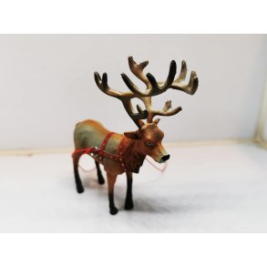 Rensdyr i resin til dukkehus scala 1:12 SENDES IKKE