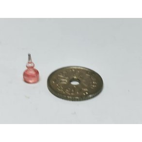 Parfumeflaske lyserd (ny)